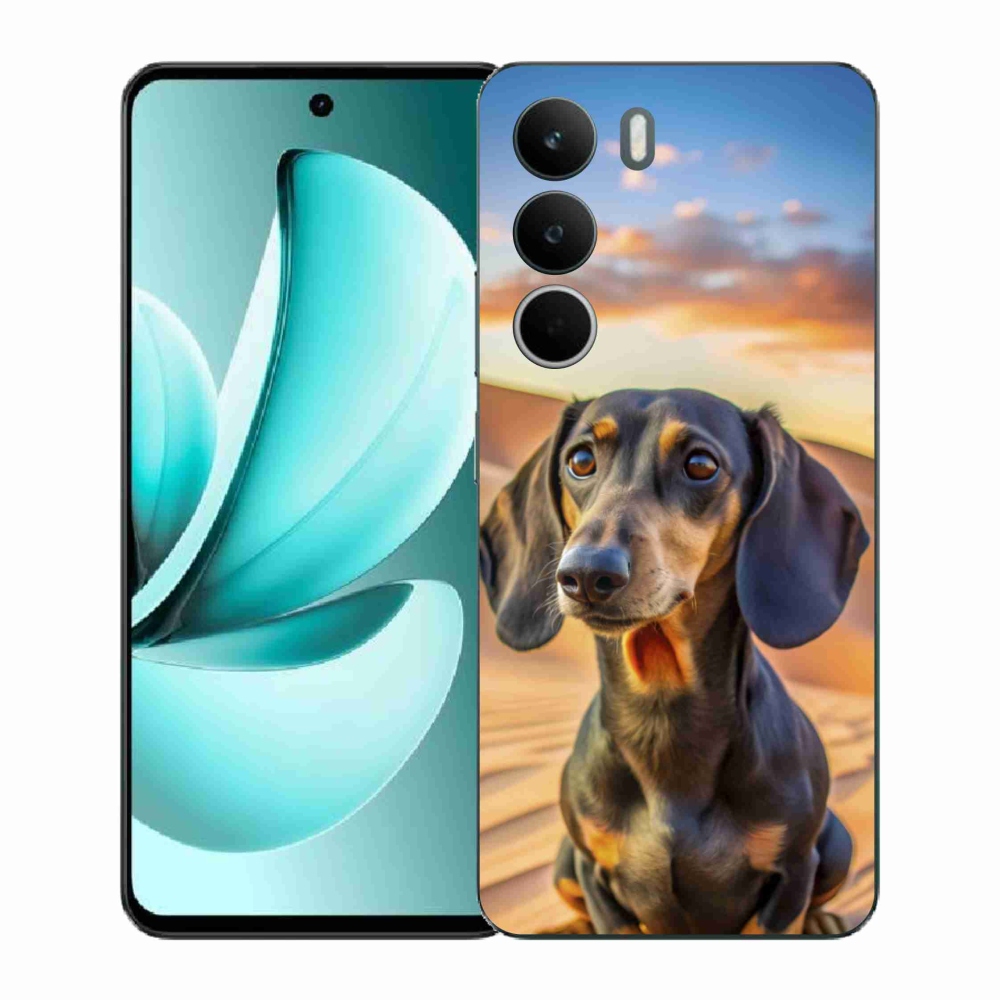 Gélový kryt mmCase na Realme C71 - jazvečík 3