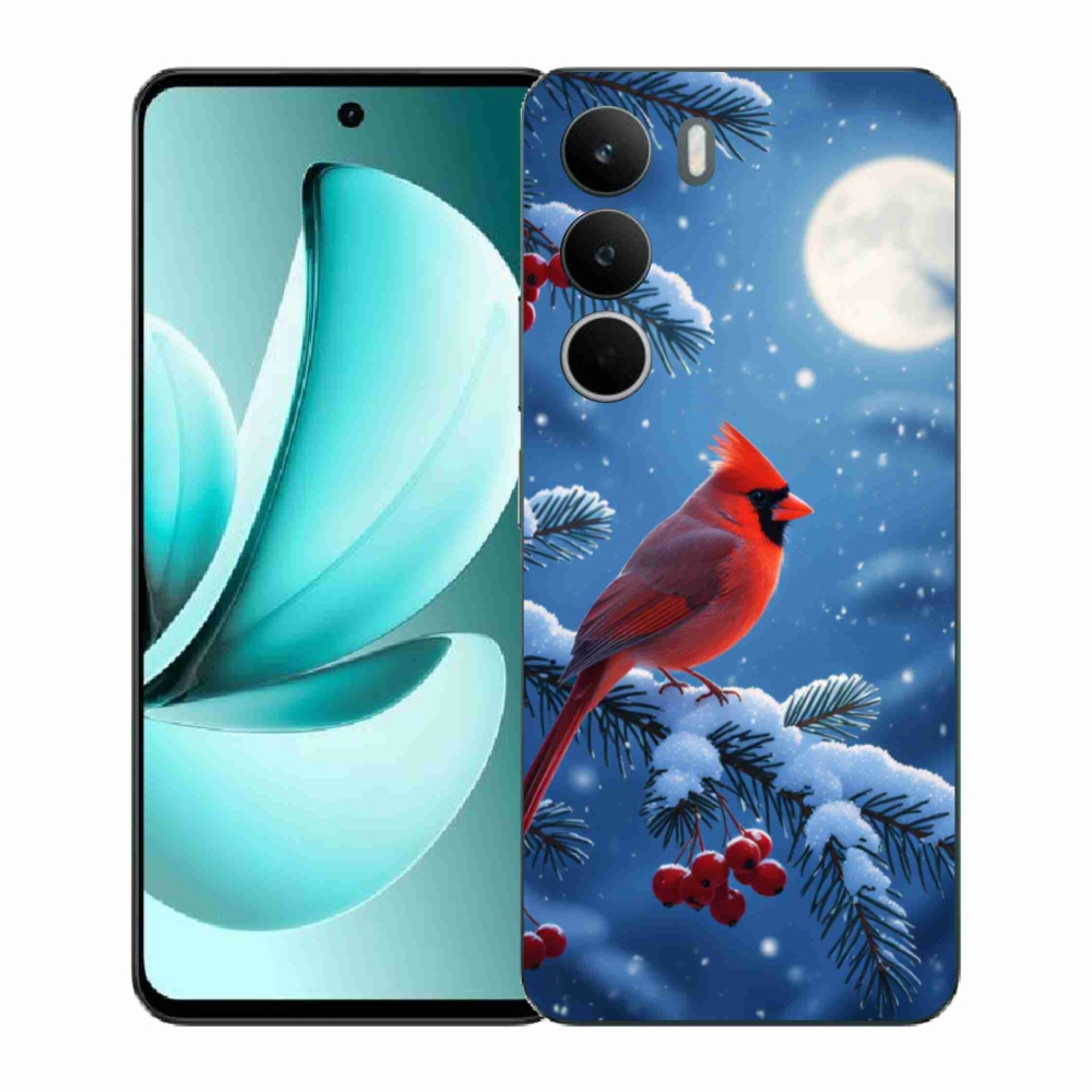 Gélový kryt mmCase na Realme C71 - kardinál červený