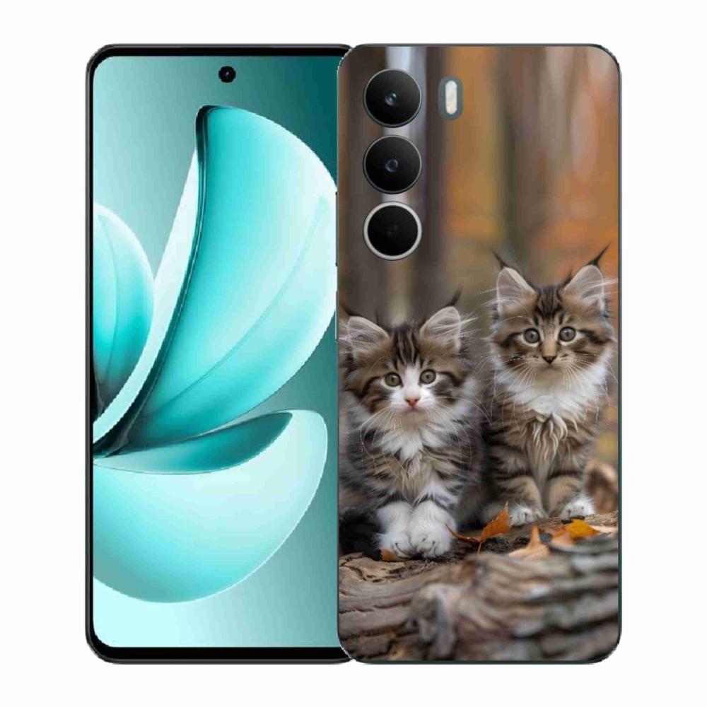 Gélový kryt mmCase na Realme C71 - mačacie duo 3