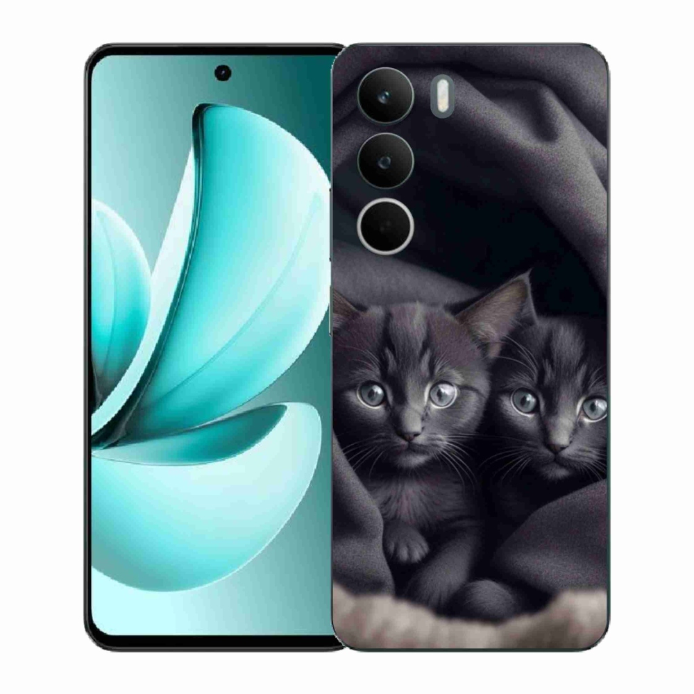 Gélový kryt mmCase na Realme C71 - mačacie duo