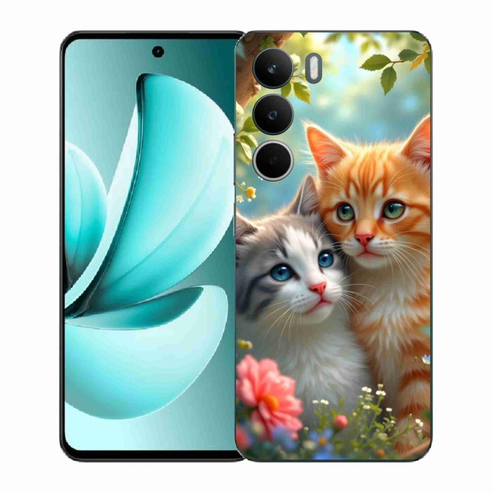 Gélový kryt mmCase na Realme C71 - mačacia láska 2
