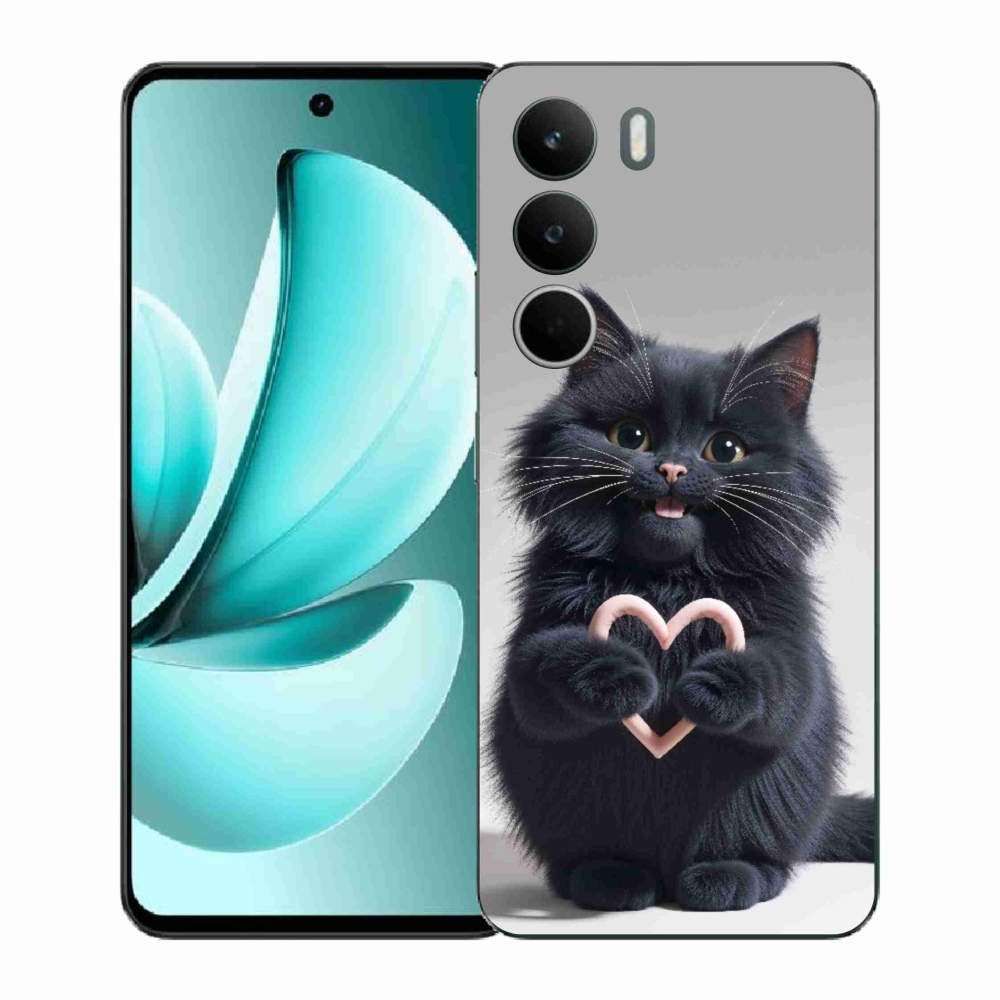 Gélový kryt mmCase na Realme C71 - mačacia láska 3