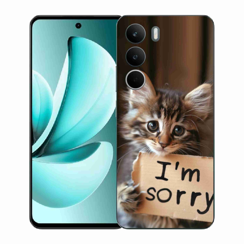 Gélový kryt mmCase na Realme C71 - mačacie ospravedlnenie
