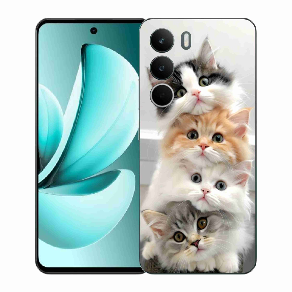Gélový kryt mmCase na Realme C71 - mačacia partia