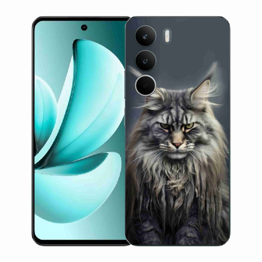 Gélový kryt mmCase na Realme C71 - mačacie pohľad 4