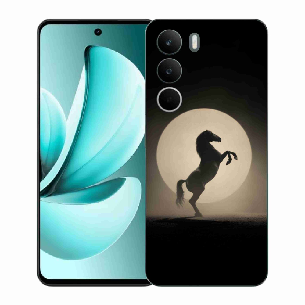 Gélový kryt mmCase na Realme C71 - kôň v siluete