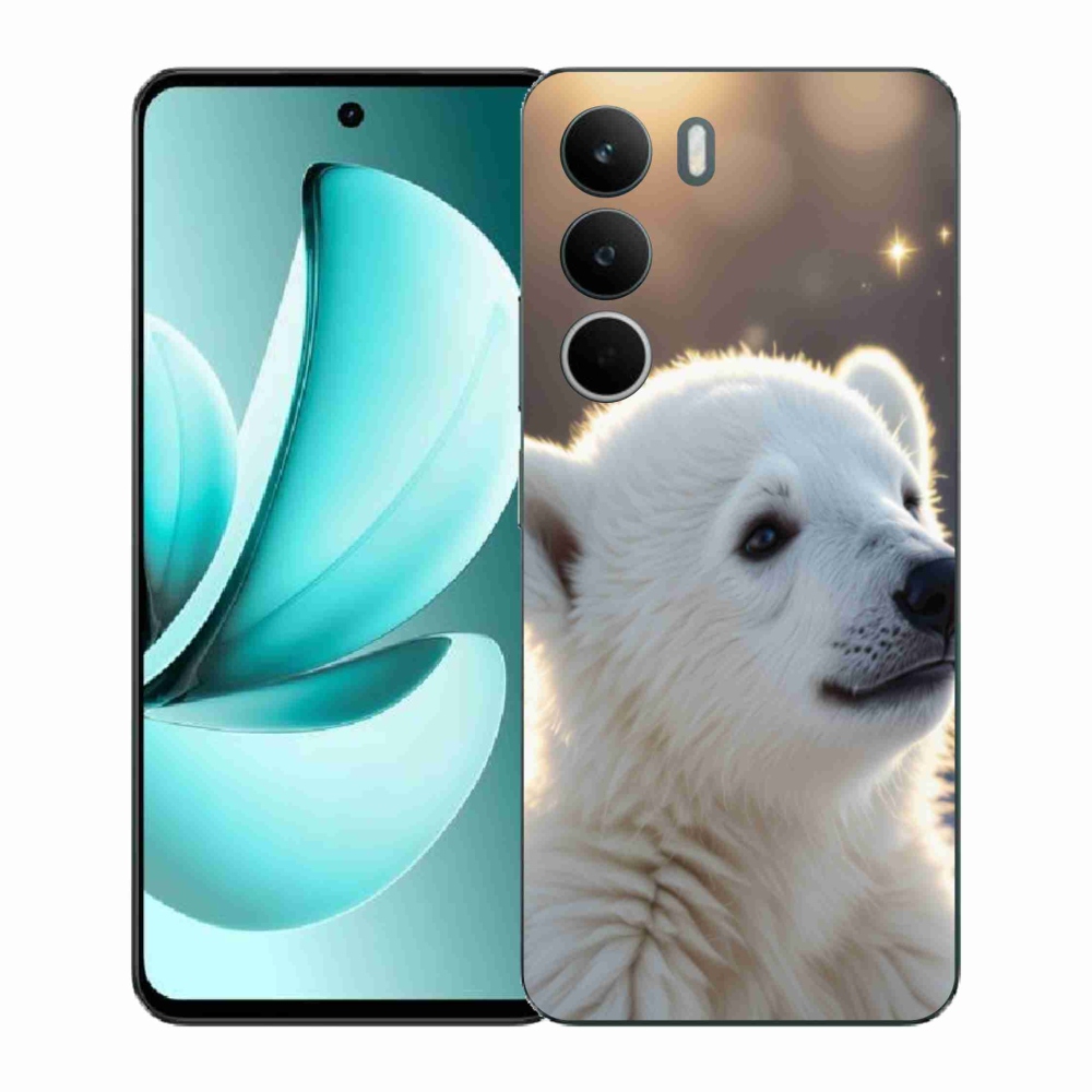Gélový kryt mmCase na Realme C71 - ľadový medveď
