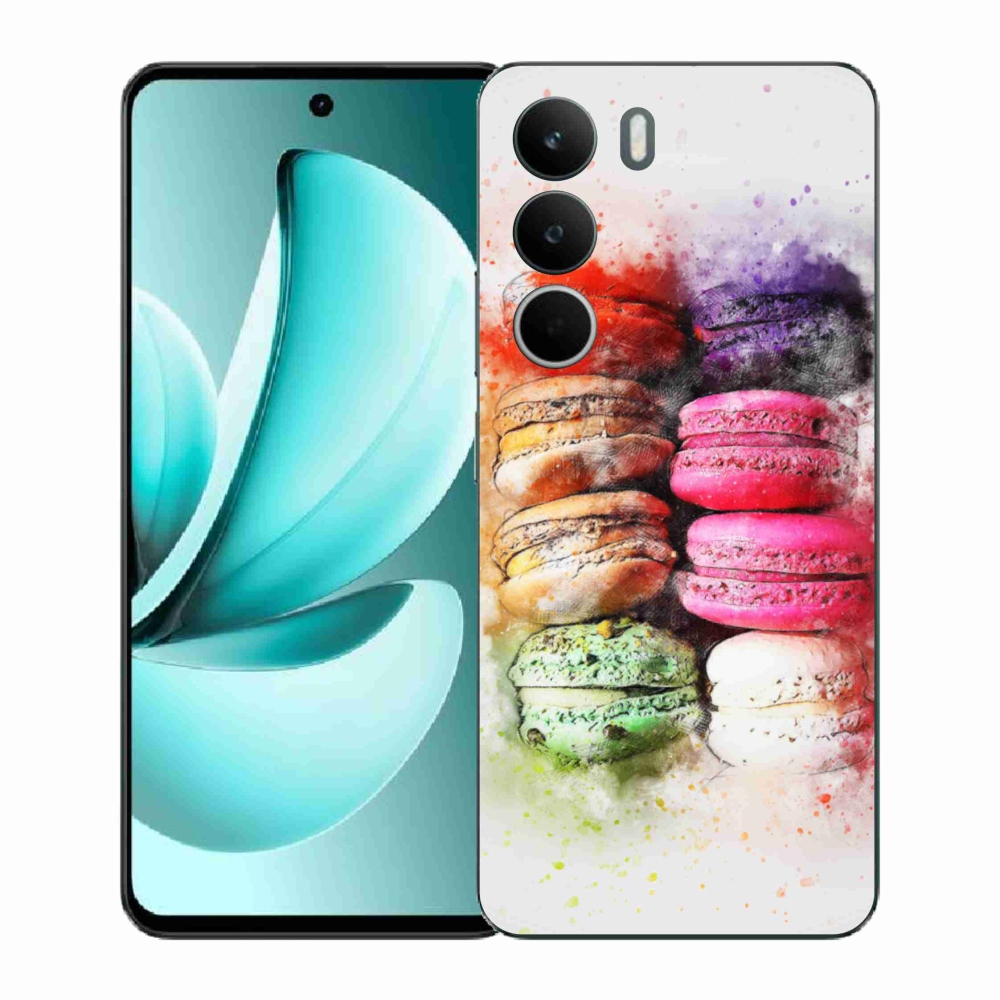 Gélový kryt mmCase na Realme C71 - makrónky