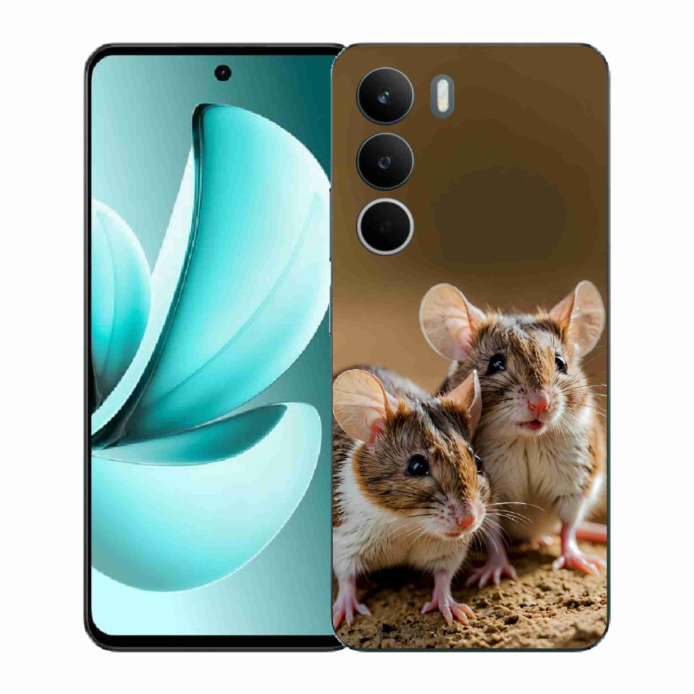 Gélový kryt mmCase na Realme C71 - myší duo