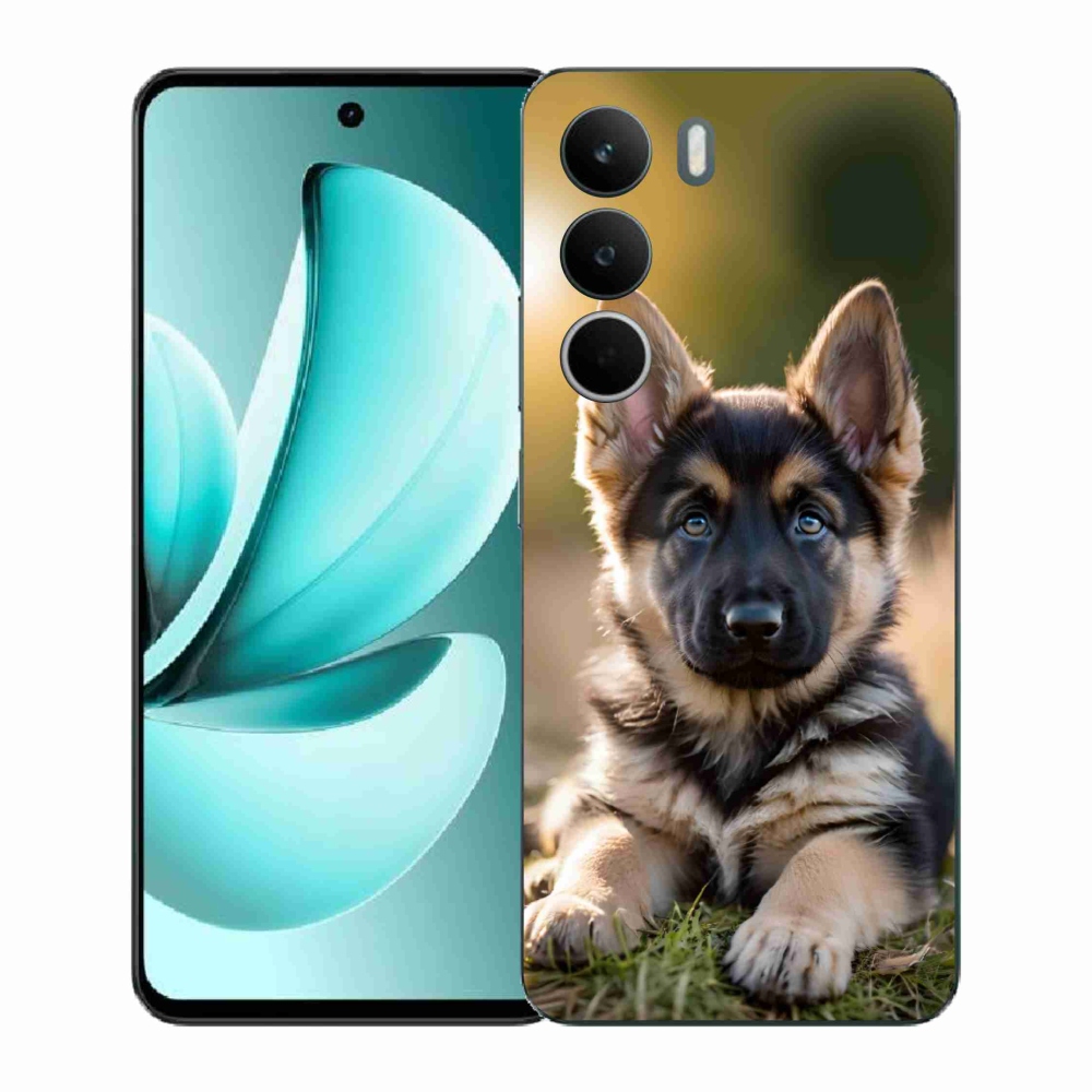 Gélový kryt mmCase na Realme C71 - nemecký ovčiak v prírode