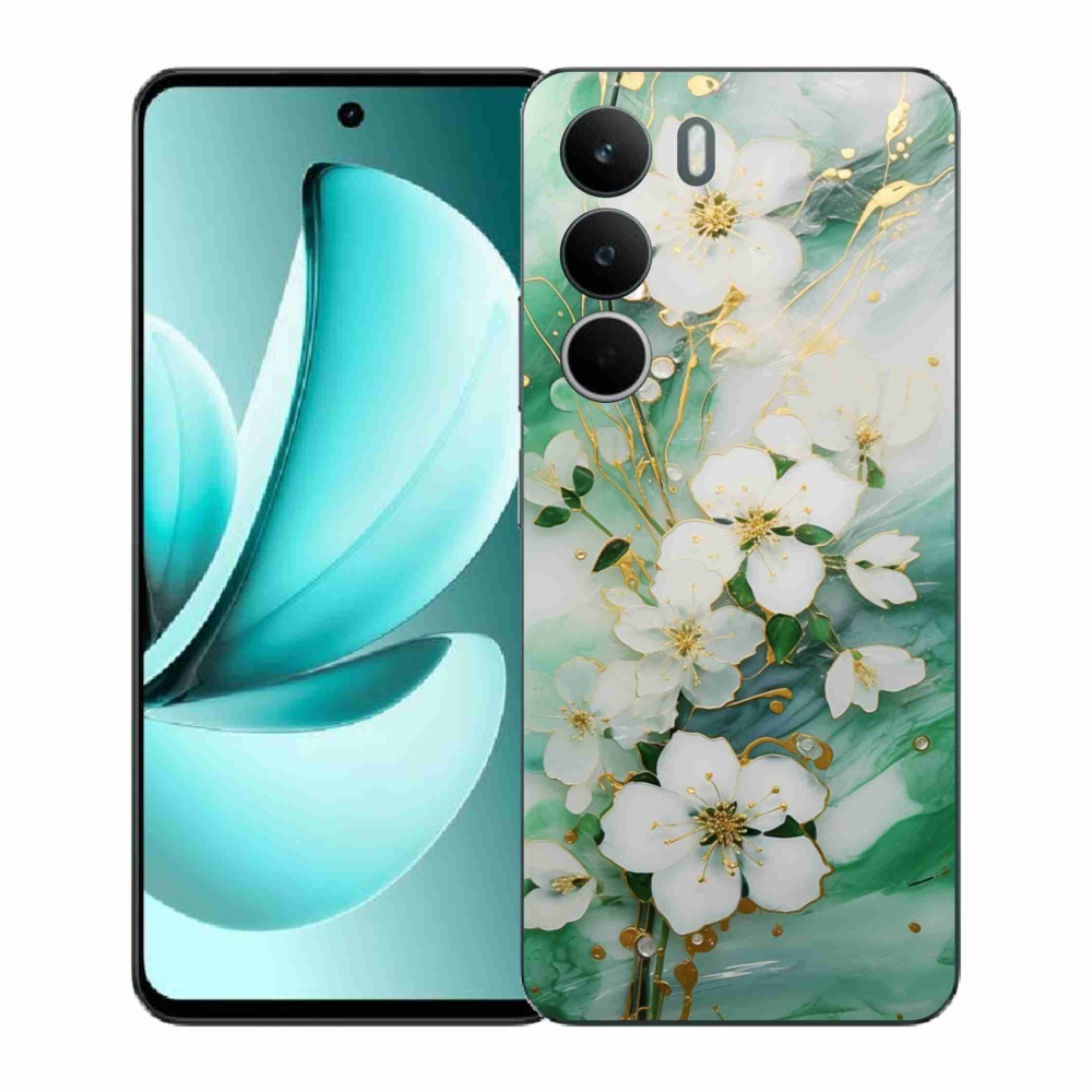 Gélový kryt mmCase na Realme C71 - nežné kvety
