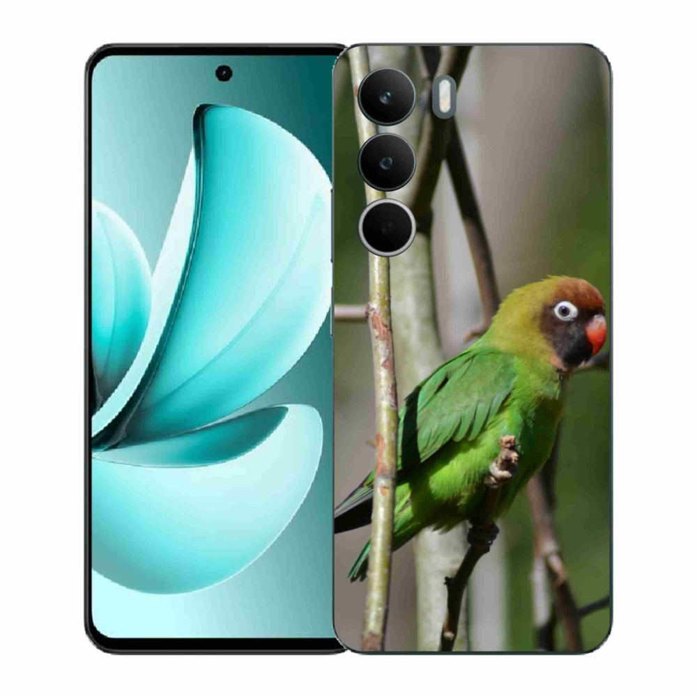 Gélový kryt mmCase na Realme C71 - papagáj agapornis
