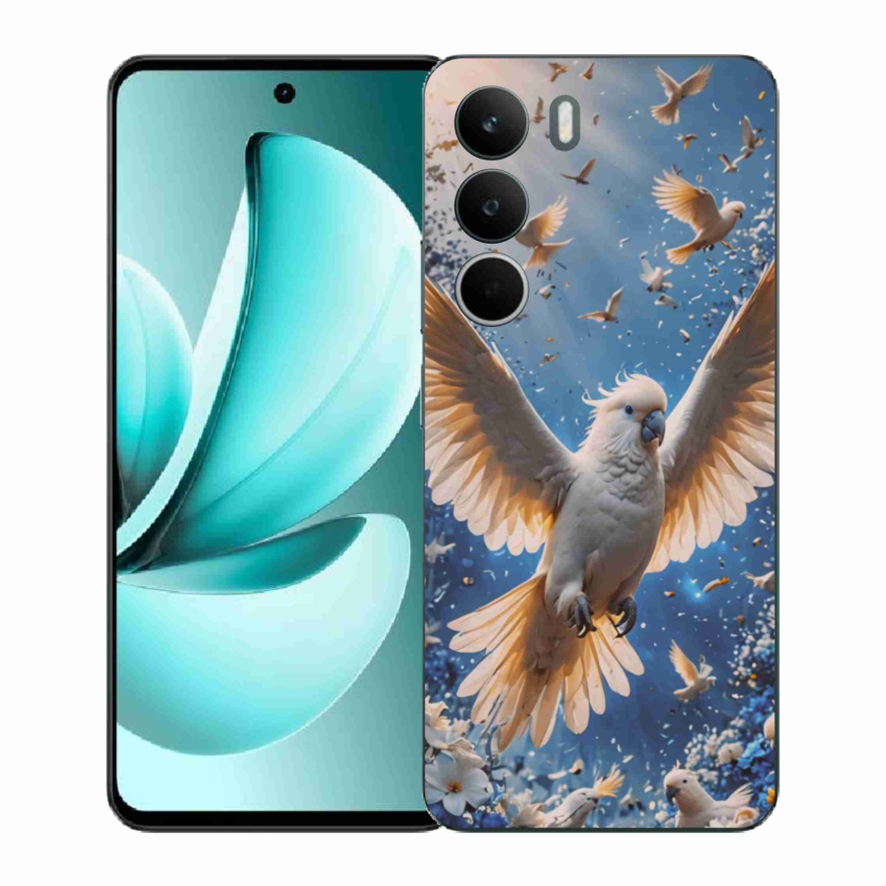 Gélový kryt mmCase na Realme C71 - papagáj kakadu
