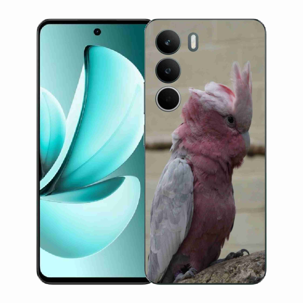 Gélový kryt mmCase na Realme C71 - papagáj kakadu ružový