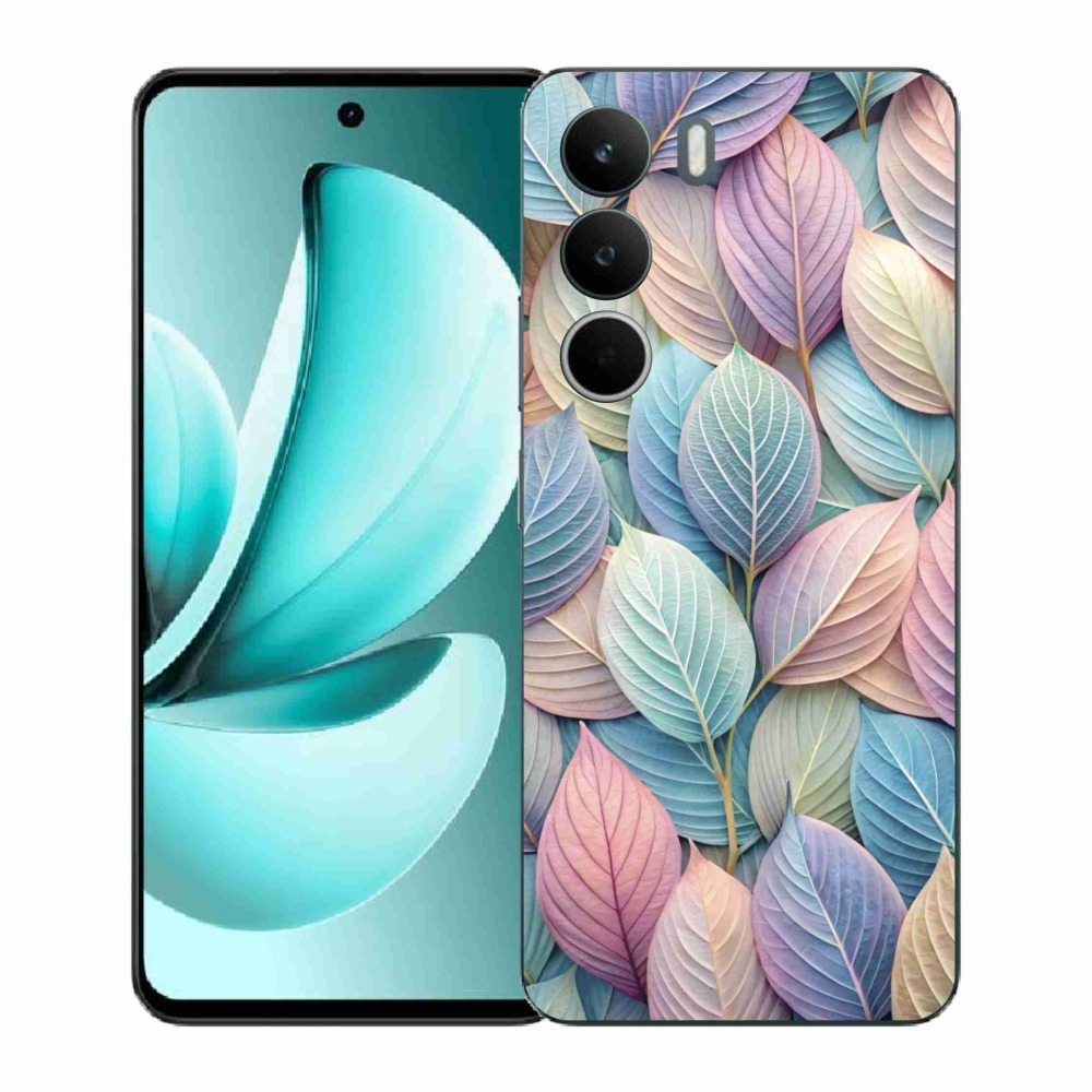 Gélový kryt mmCase na Realme C71 - pastelové listy