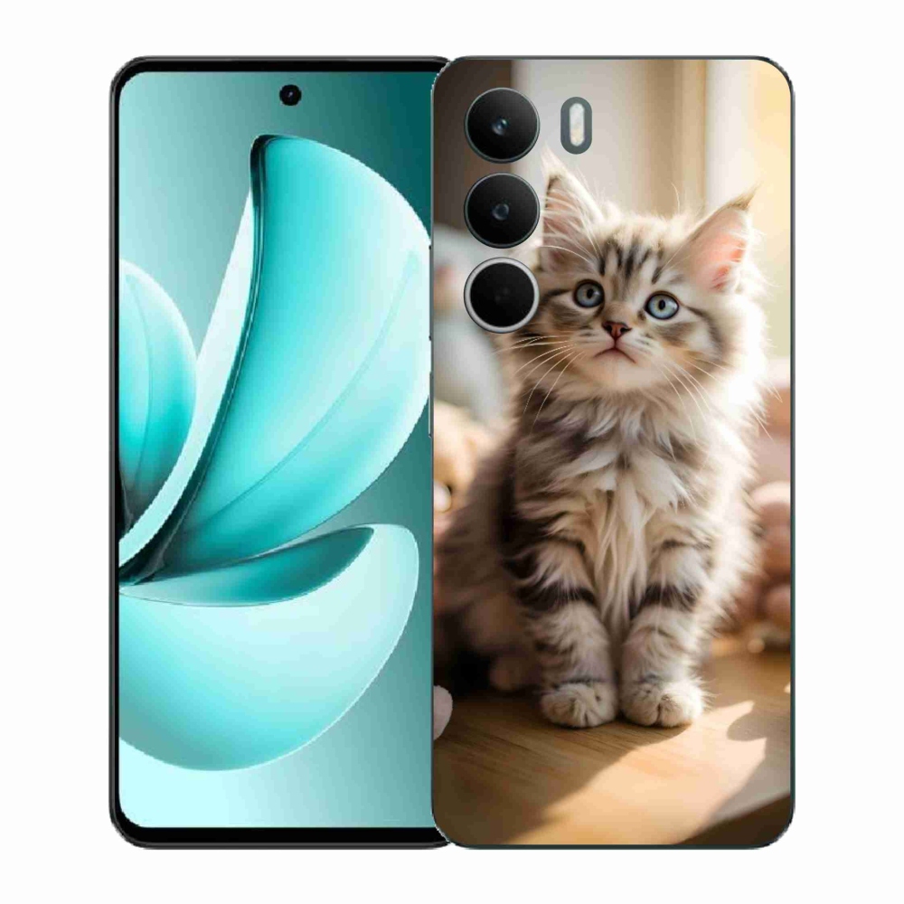 Gélový kryt mmCase na Realme C71 - roztomilé mačiatko 10