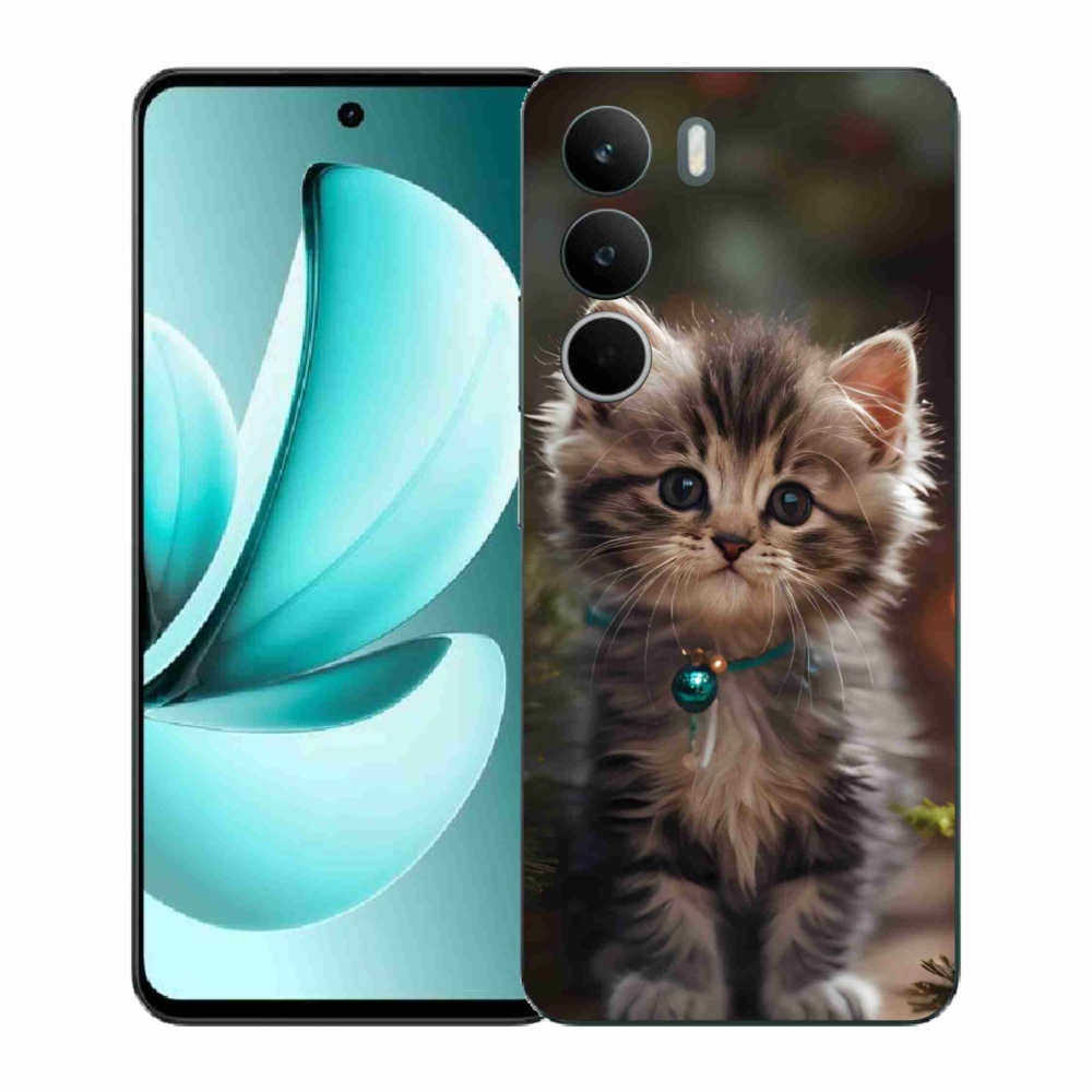 Gélový kryt mmCase na Realme C71 - roztomilé mačiatko 11