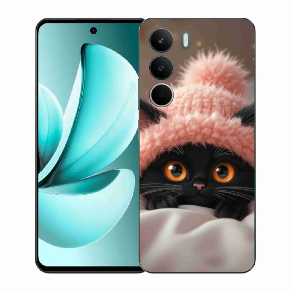 Gélový kryt mmCase na Realme C71 - roztomilé mačiatko 7