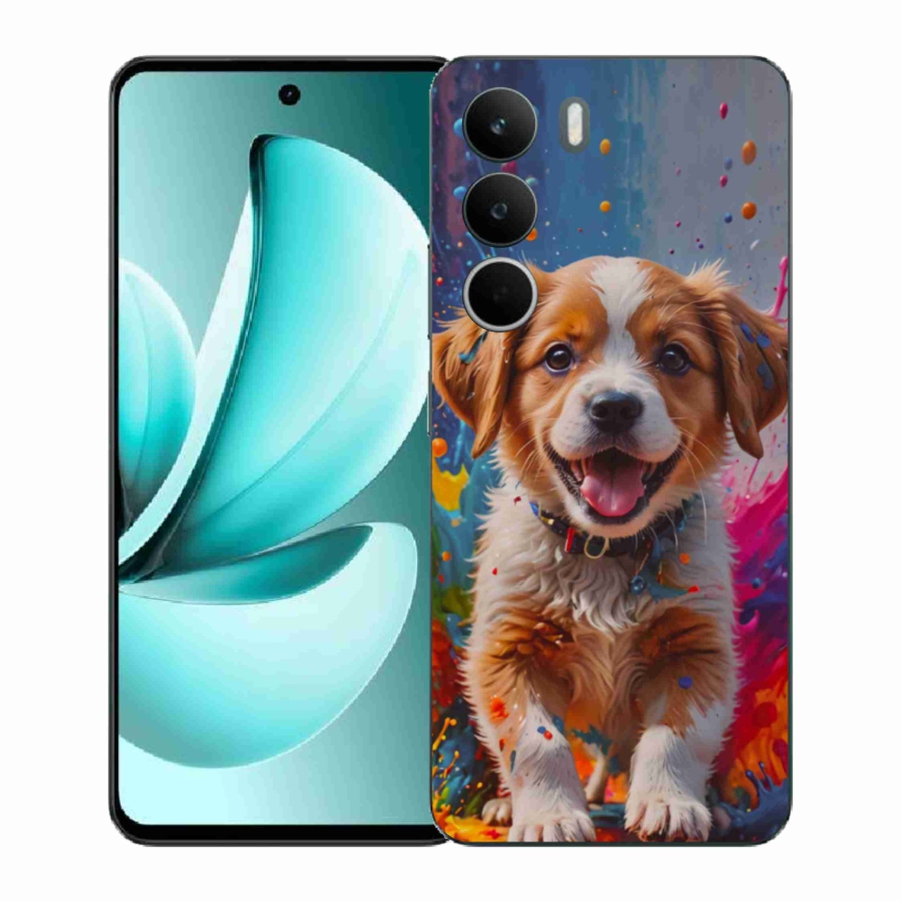 Gélový kryt mmCase na Realme C71 - roztomilé šteňa 3