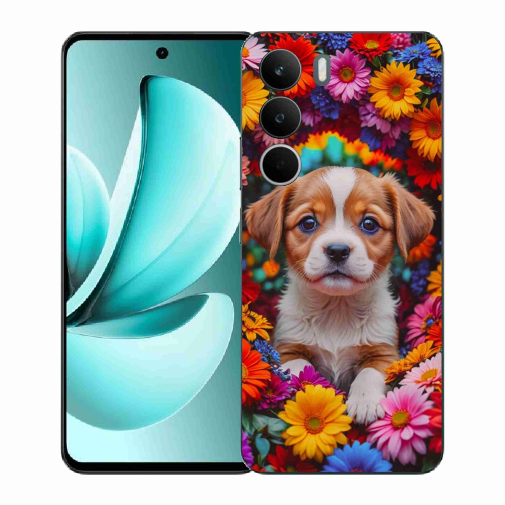 Gélový kryt mmCase na Realme C71 - roztomilé šteňa