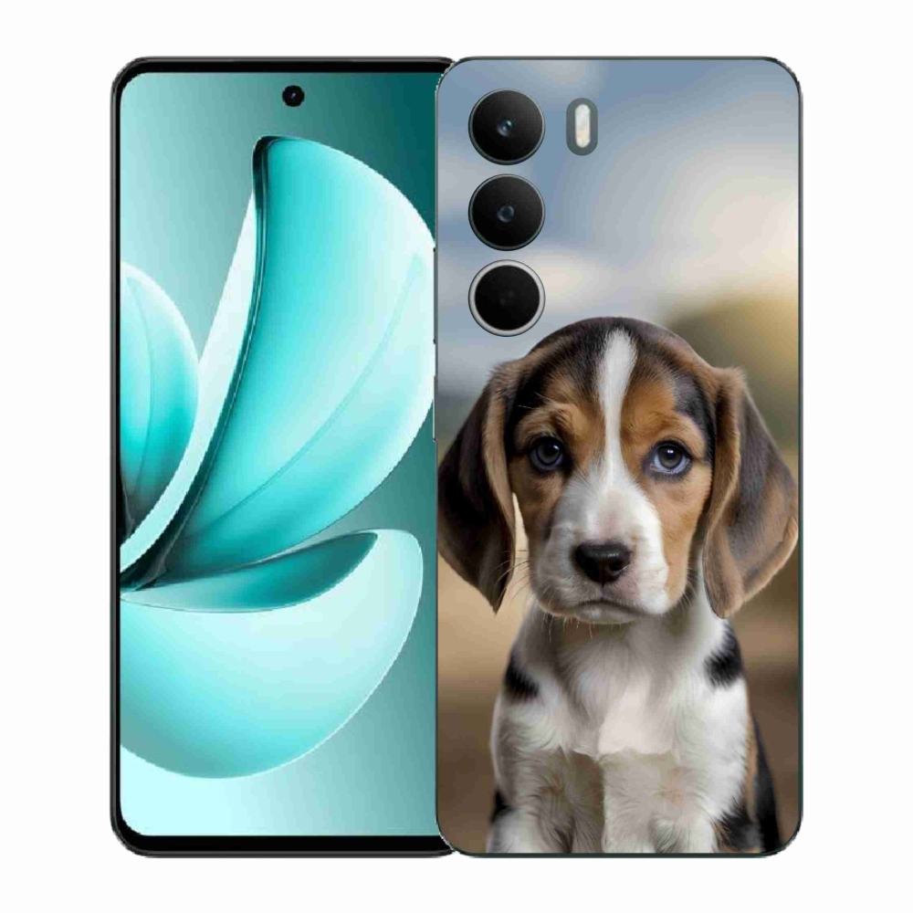 Gélový kryt mmCase na Realme C71 - roztomilý bígl