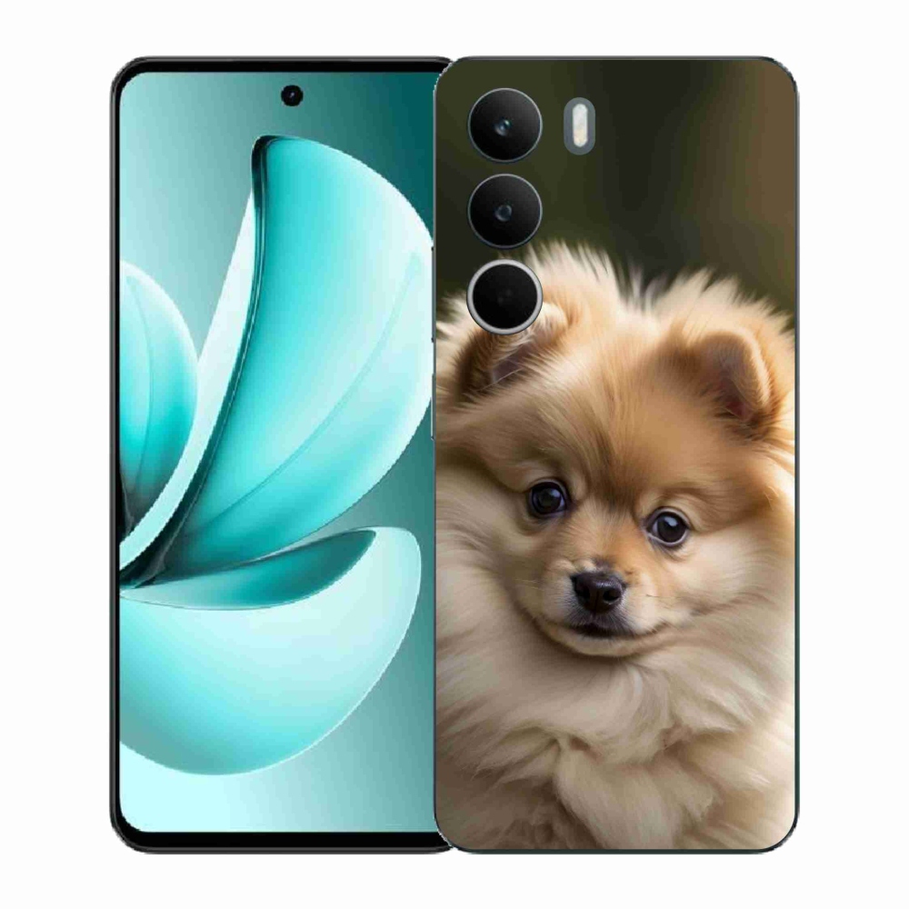 Gélový kryt mmCase na Realme C71 - roztomilý pomeranian 2