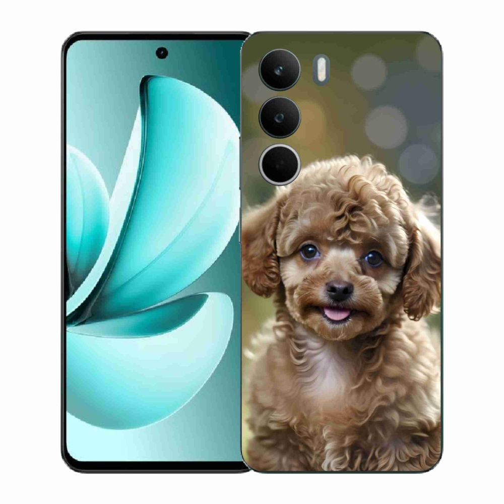 Gélový kryt mmCase na Realme C71 - roztomilý pudel