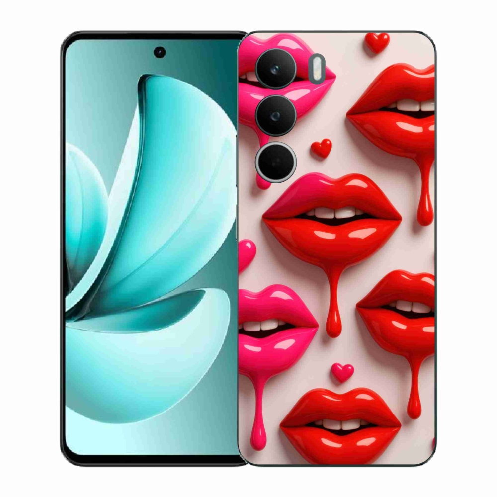 Gélový kryt mmCase na Realme C71 - pery 2