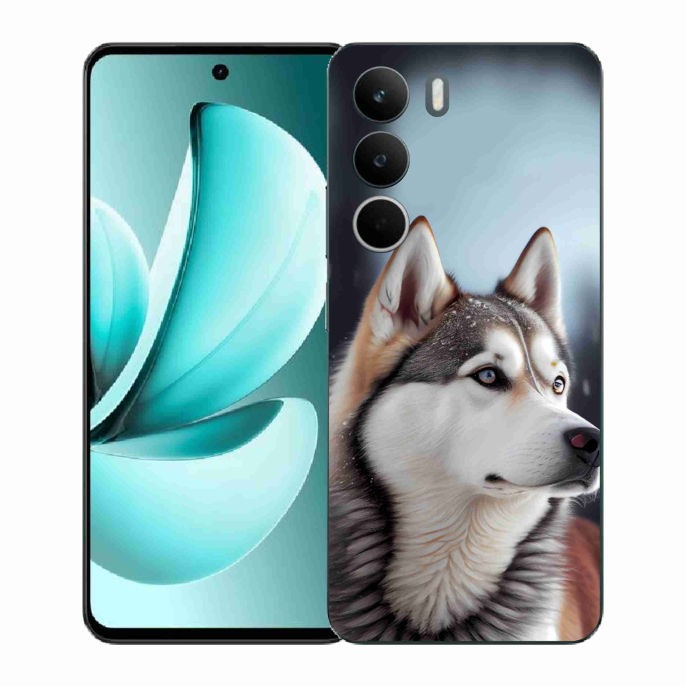 Gélový kryt mmCase na Realme C71 - sibírsky husky