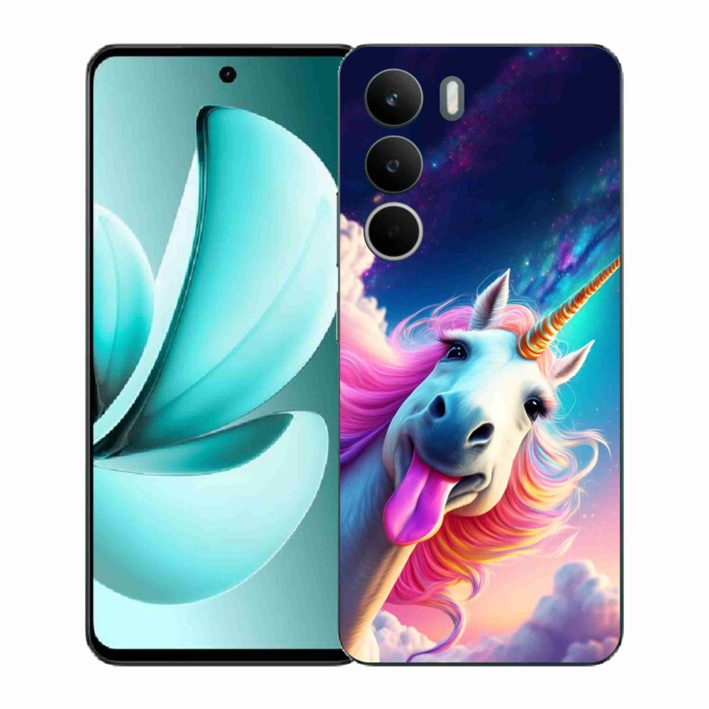 Gélový kryt mmCase na Realme C71 - šialený jednorožec