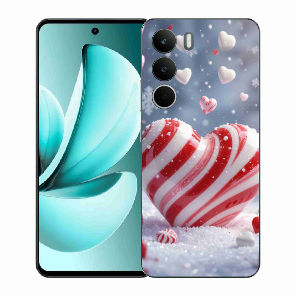 Gélový kryt mmCase na Realme C71 - sladké srdce