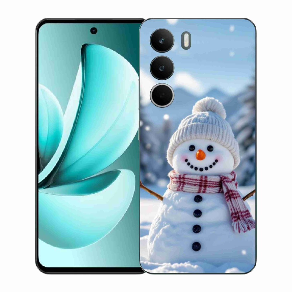 Gélový kryt mmCase na Realme C71 - snehuliak 3