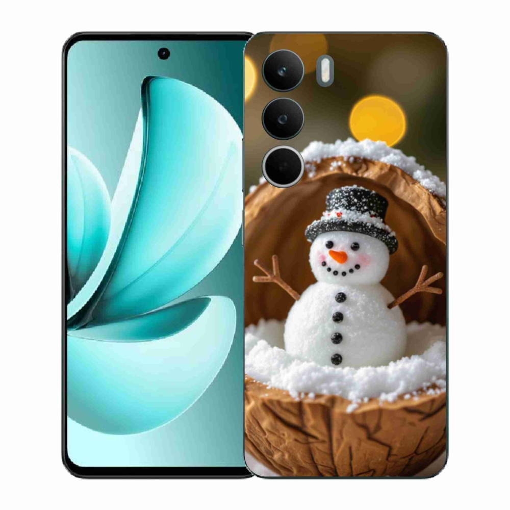 Gélový kryt mmCase na Realme C71 - snehuliak 4