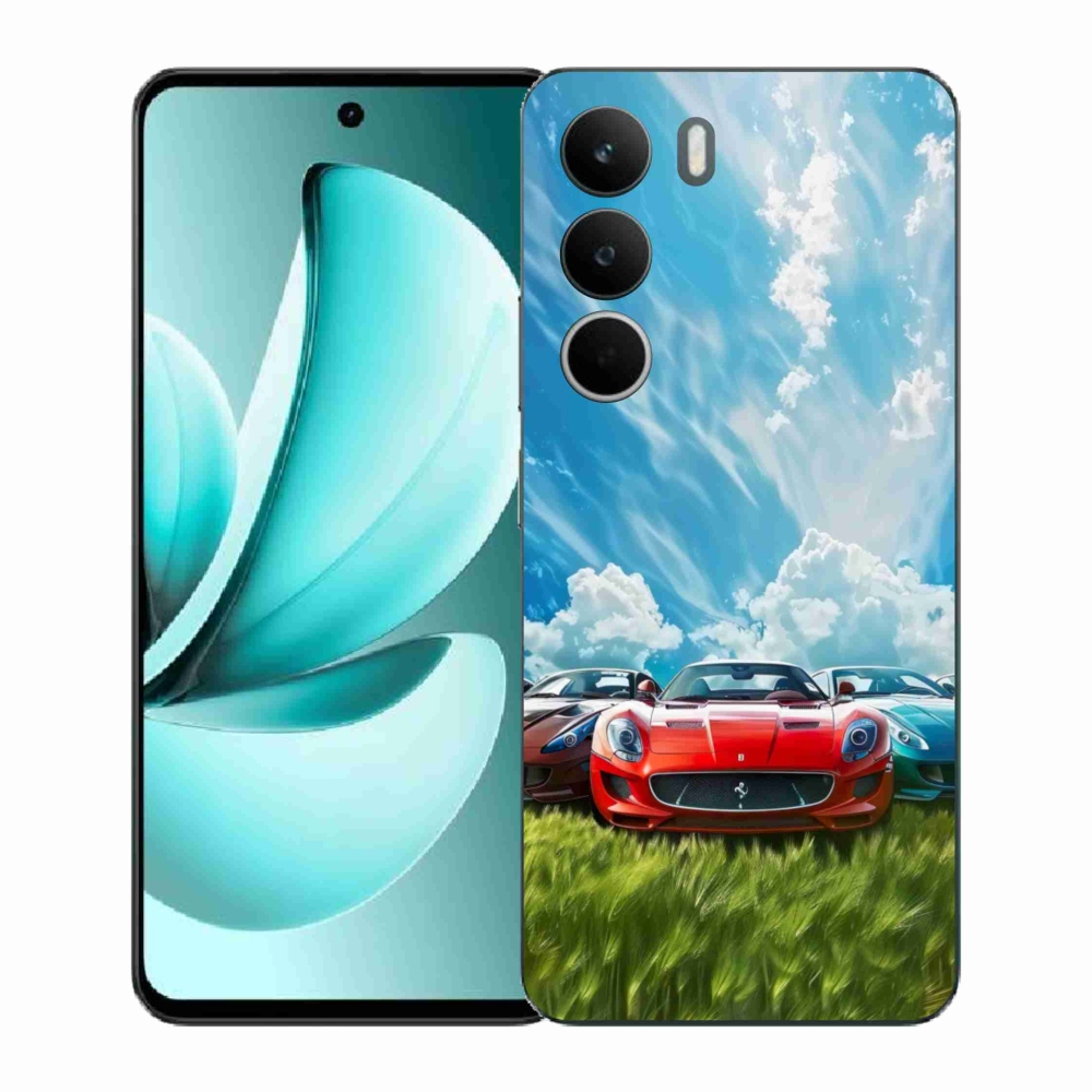 Gélový kryt mmCase na Realme C71 - športové vozidlá