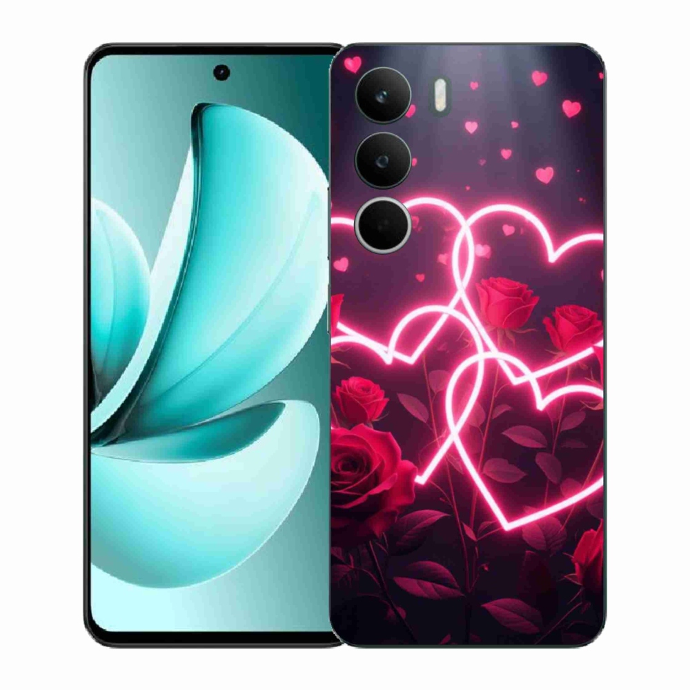 Gélový kryt mmCase na Realme C71 - srdce lásky