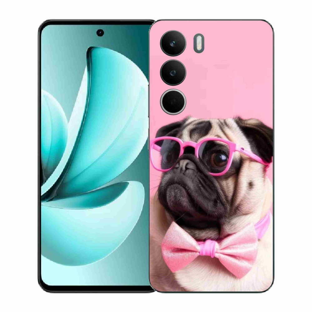 Gélový kryt mmCase na Realme C71 - štýlový mops