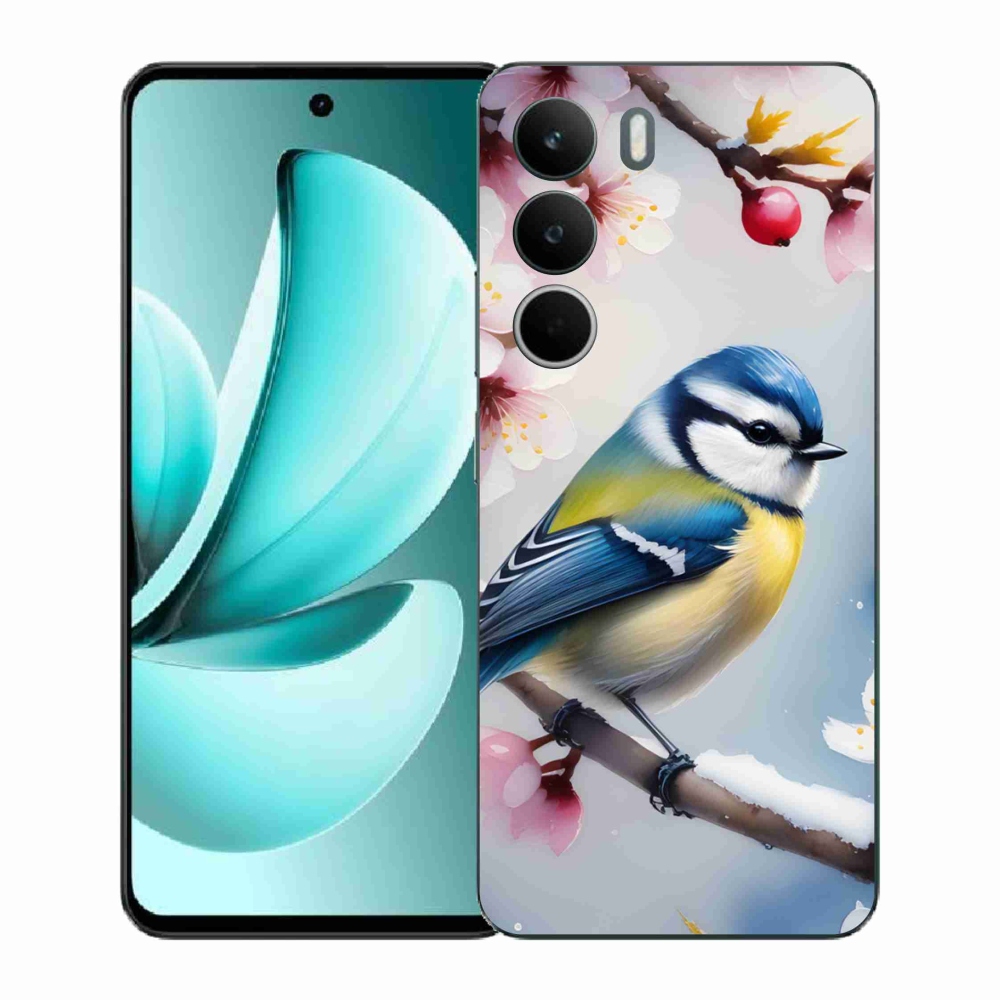 Gélový kryt mmCase na Realme C71 - sýkorka