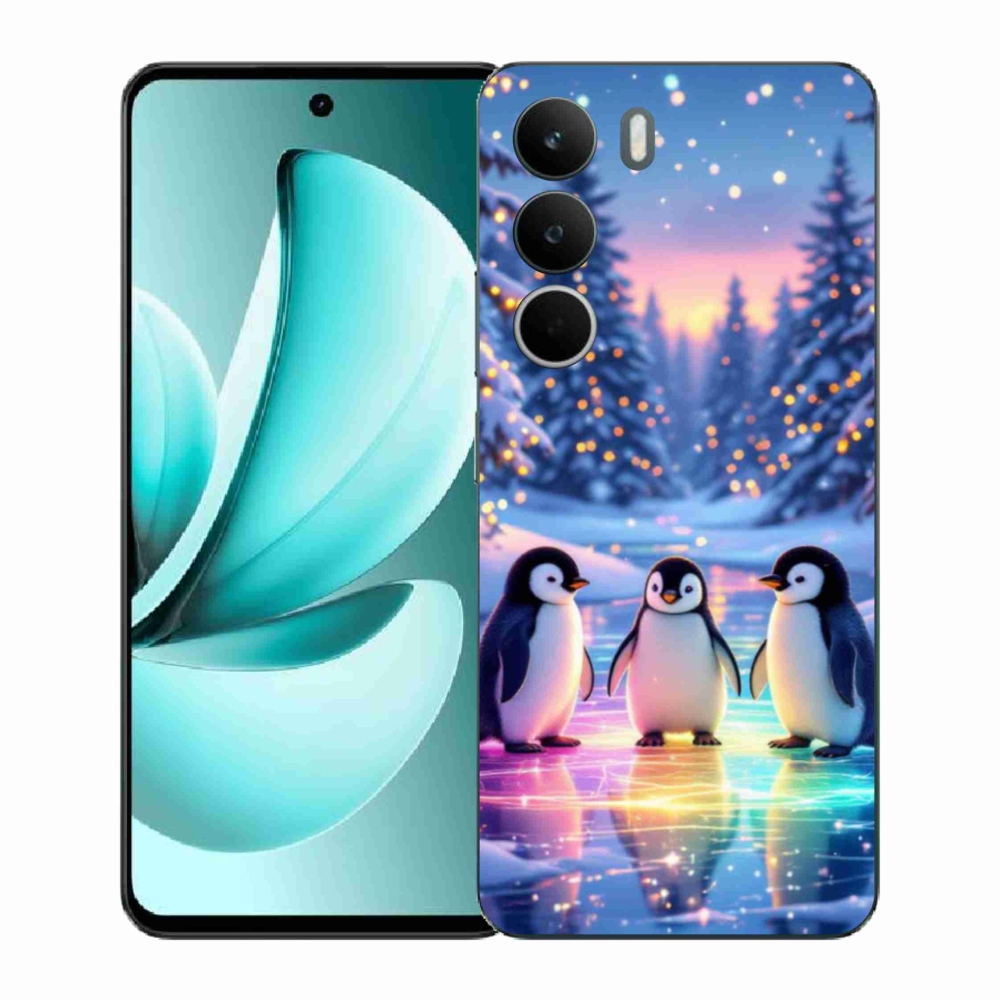 Gélový kryt mmCase na Realme C71 - tučniaky