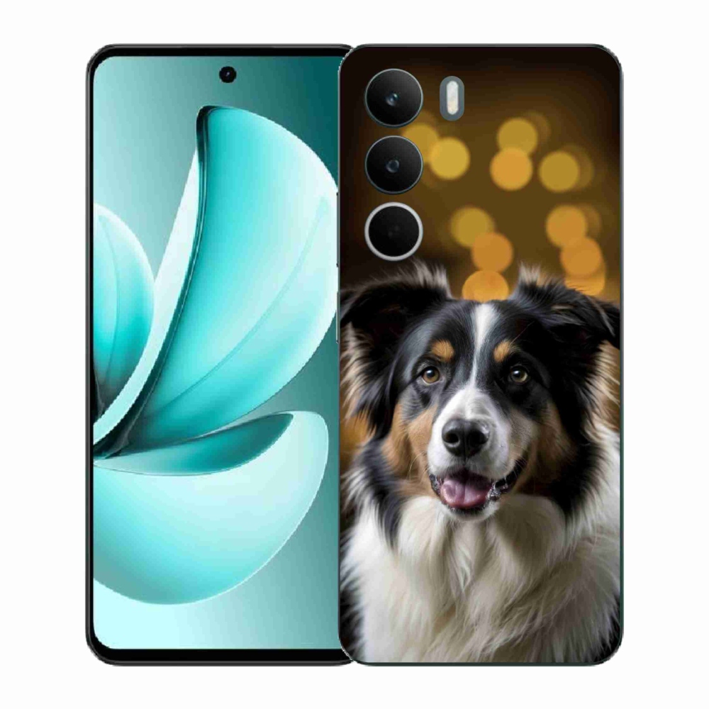 Gélový kryt mmCase na Realme C71 - usmievavý austrálsky ovčiak