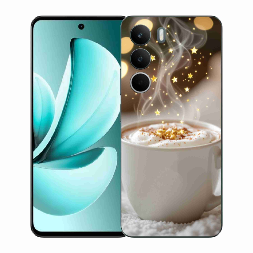 Gélový kryt mmCase na Realme C71 - vianočný horúci nápoj