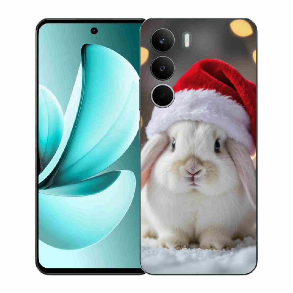 Gélový kryt mmCase na Realme C71 - vianočný králik