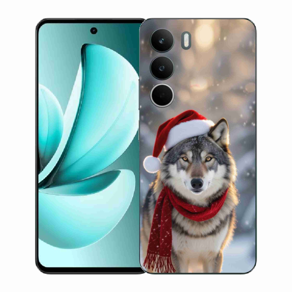 Gélový kryt mmCase na Realme C71 - vianočný vlk