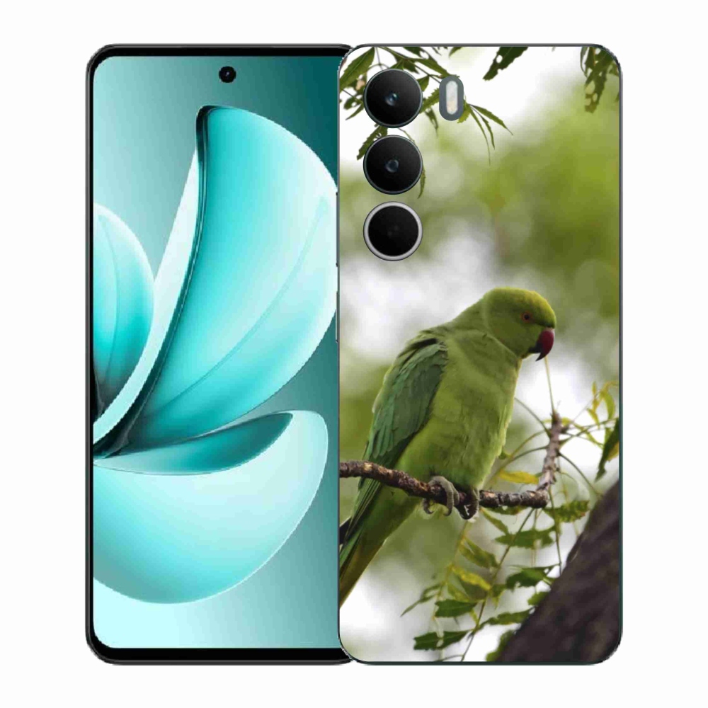 Gélový kryt mmCase na Realme C71 - zelený papagáj