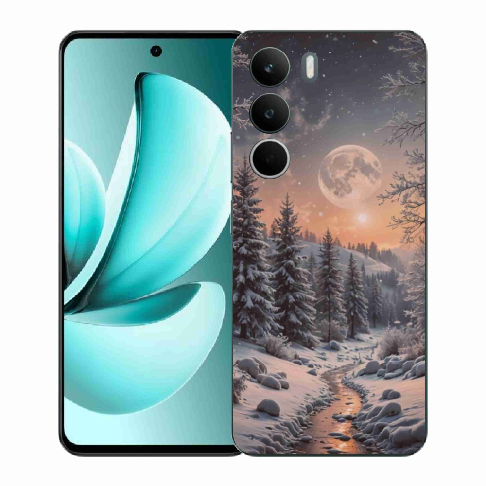 Gélový kryt mmCase na Realme C71 - zimná krajina 2
