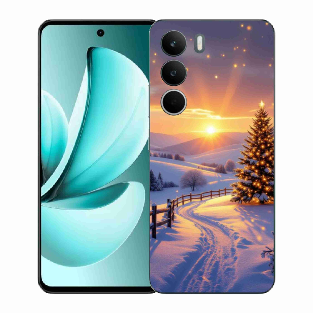 Gélový kryt mmCase na Realme C71 - zimná krajina