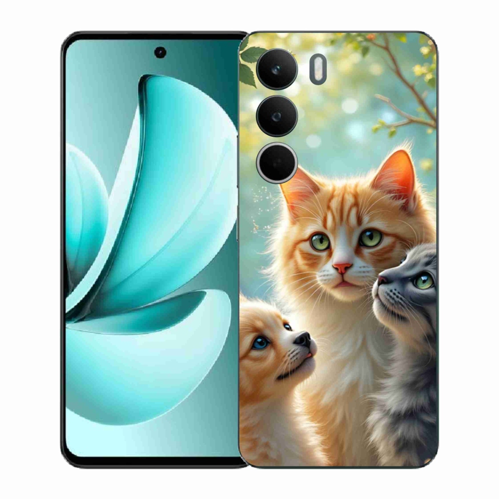 Gélový kryt mmCase na Realme C71 - zvieracie priateľstvo 2
