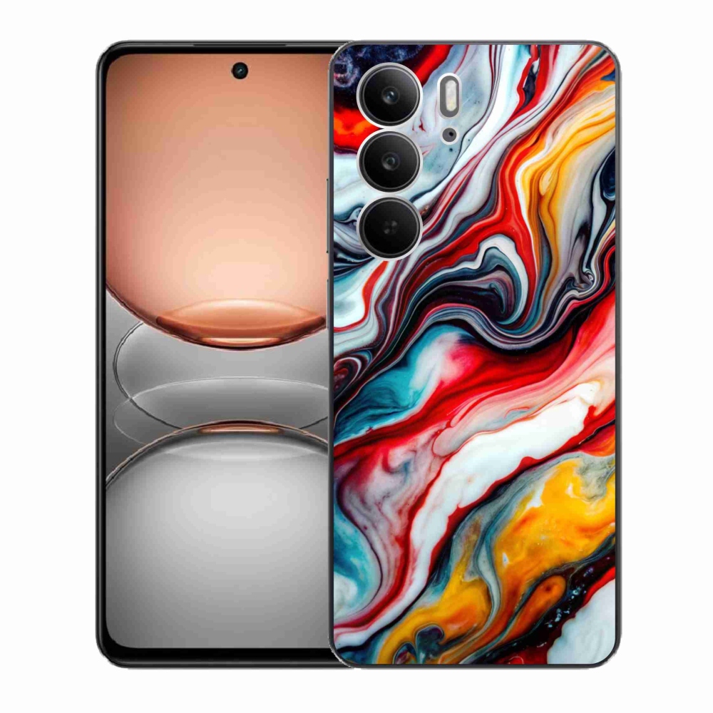 Gélový kryt mmCase na Realme C75 - abstraktný motív 35