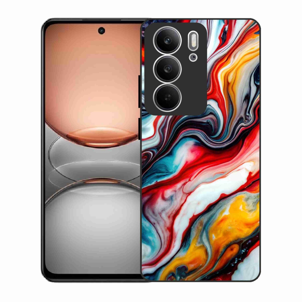 Gélový kryt mmCase na Realme C75 - abstraktný motív 35