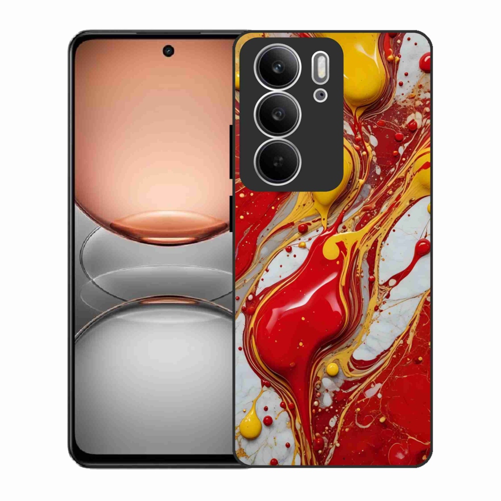 Gélový kryt mmCase na Realme C75 - abstraktný motív 42