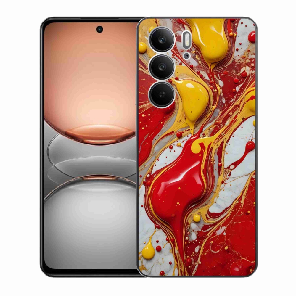 Gélový kryt mmCase na Realme C75 - abstraktný motív 42